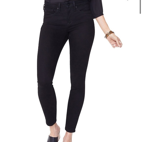 NYDJ Denim - NYDJ Ami Skinny Leg Ankle Black Denim Jeans | 12